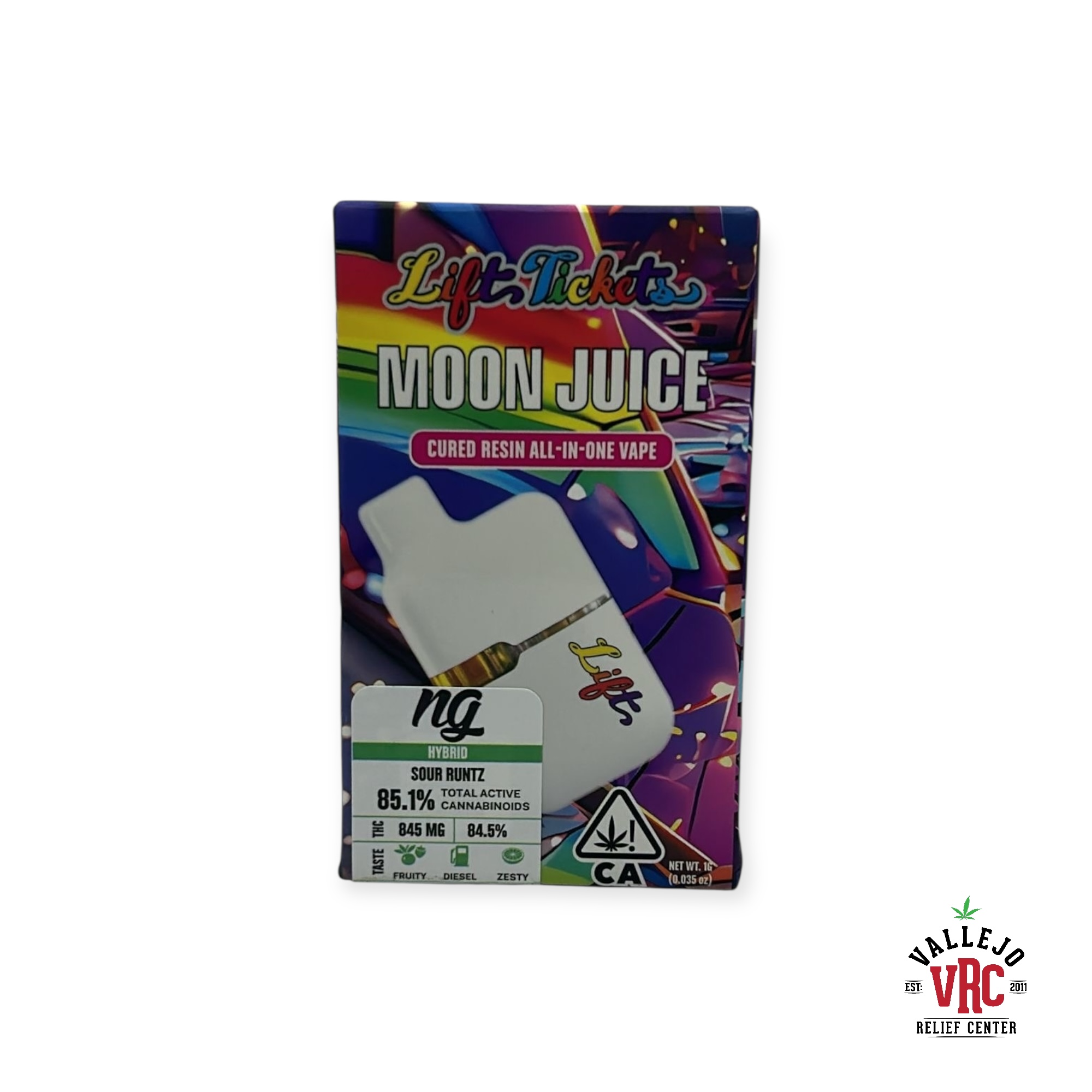 Moonjuice Sour Runtz 1G Aio