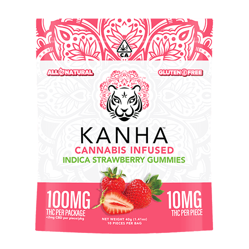 Kanha Gummies - Strawberry 100MG