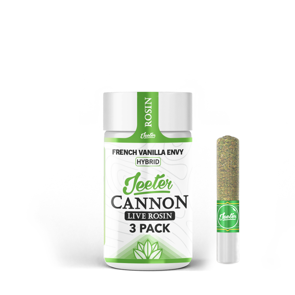 Jeeter Rosin Infused 3PK Baby Cannon - French Vanilla Envy - Hybrid