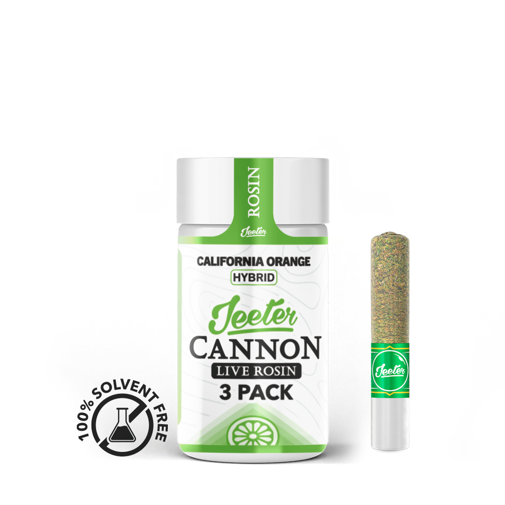 Jeeter Rosin Infused 3PK Baby Cannon - California Orange - Hybrid