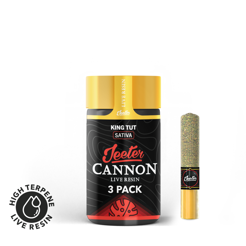 Jeeter Infused 3PK Baby Cannon - King Tut - Sativa