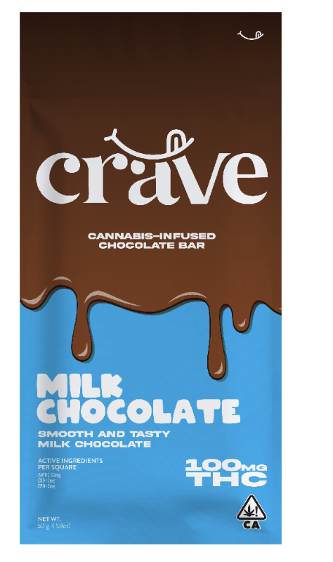 Crave Bar - Milk Chocolate 100MG