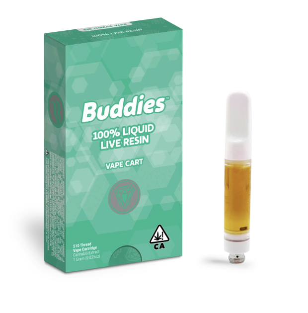 Buddies - Live Resin Carts - Cherry Flux 1G