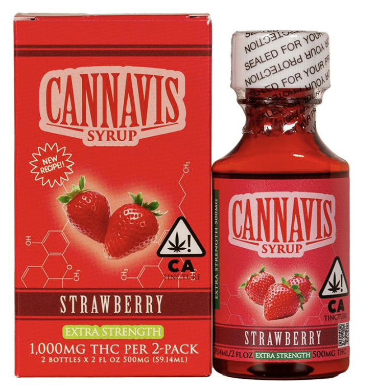 Cannavis - 1000MG (2pk) - Strawberry