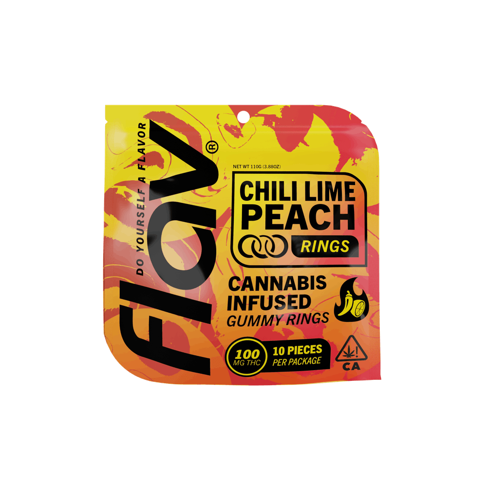 Flav Edibles - Rings - Chili Lime Peach 100MG