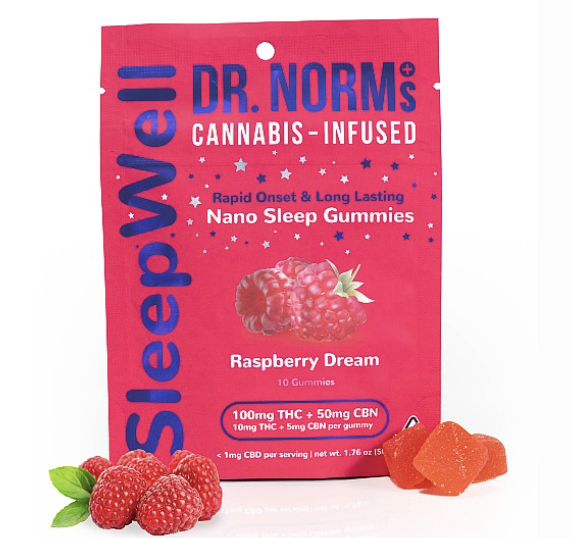 Dr. Norms - Gummies - Raspberry Dream Sleepwell 100MG