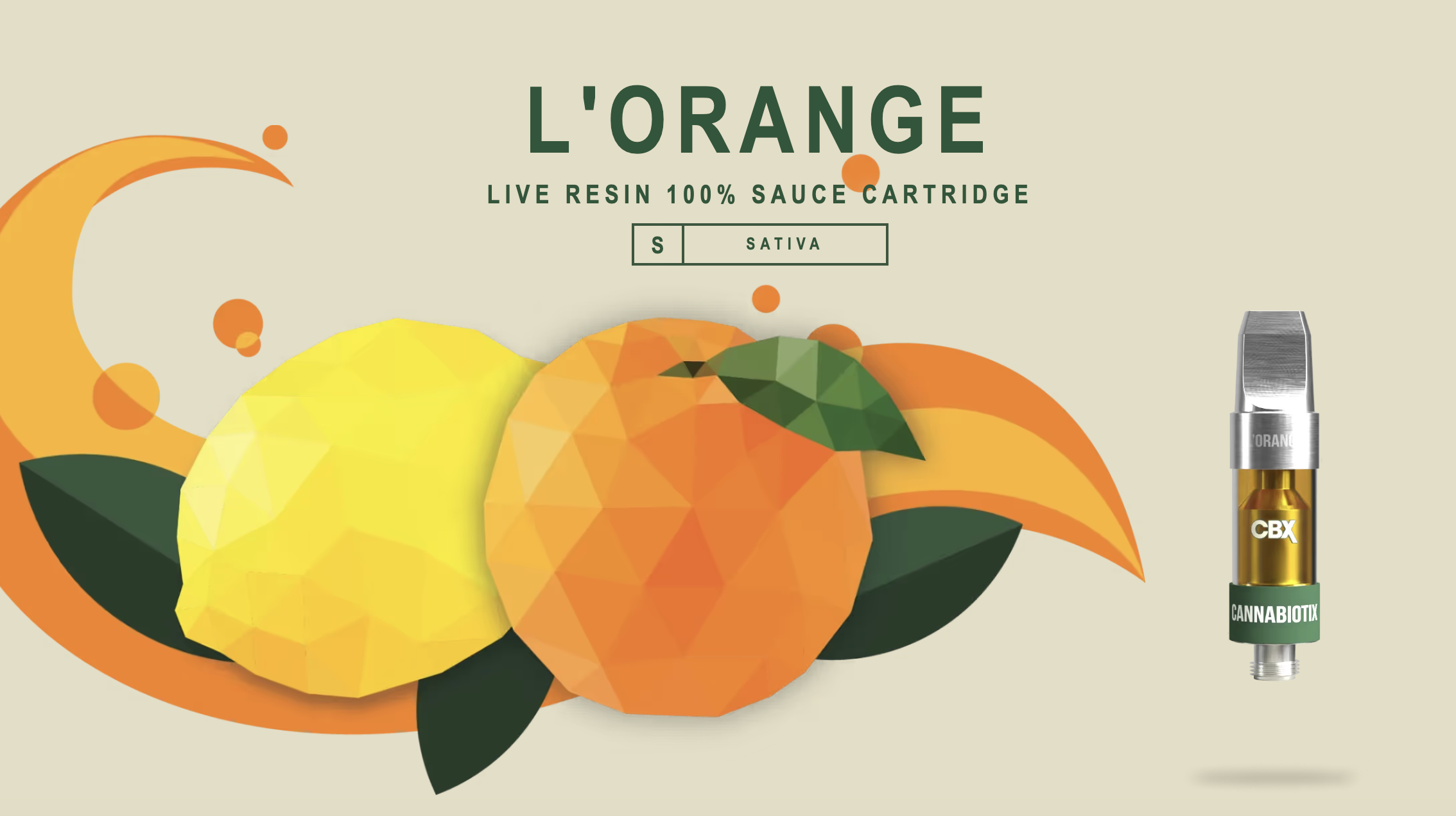 Cbx - Cartridge - L'orange 0.5G