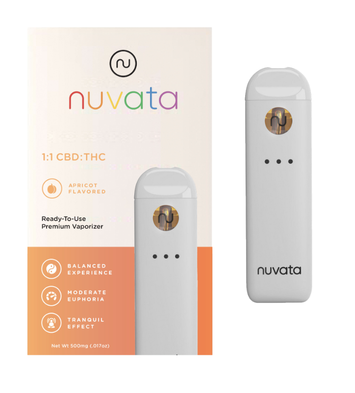 Nuvata - Apricot 1:1 CBD/THC 0.5G