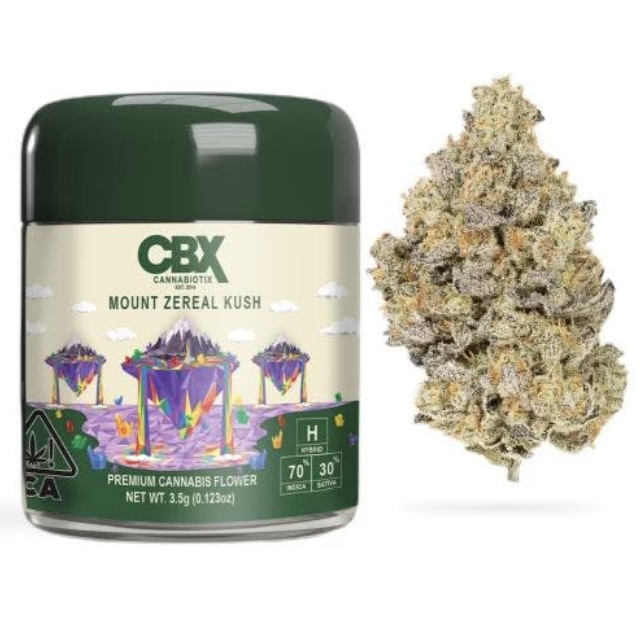 Cbx - Flower 1/8TH - Mount Zereal Kush