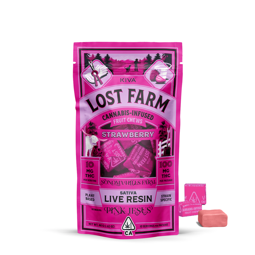 Lost Farms - Chews - Strawberry 100MG