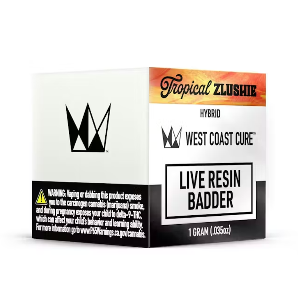 West Coast Cure - Live Resin Badder - Tropical Zlushie 1G