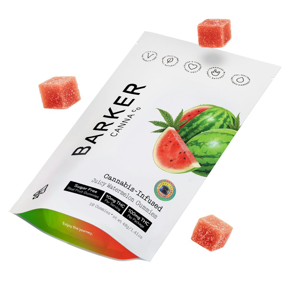 Barker Gummies - Juicy Watermelon 100MG