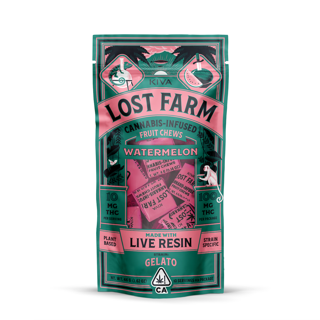 Lost Farms - Chews - Watermelon 100MG