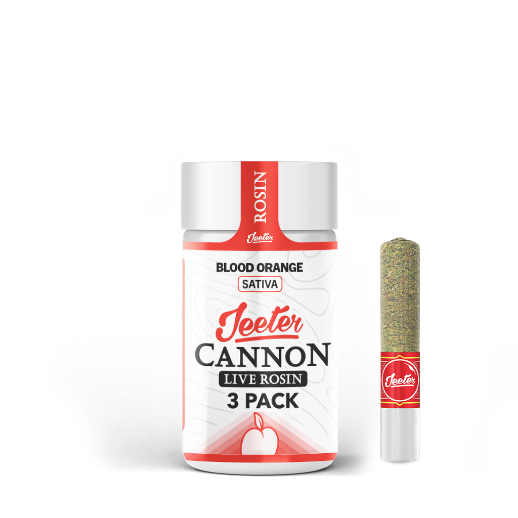 Jeeter Rosin Infused 3PK Baby Cannon - Blood Orange