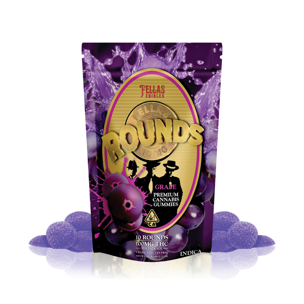 Rounds - Single Dose Puck - Sour Blue Razz 100MG | Order Cannabis ...