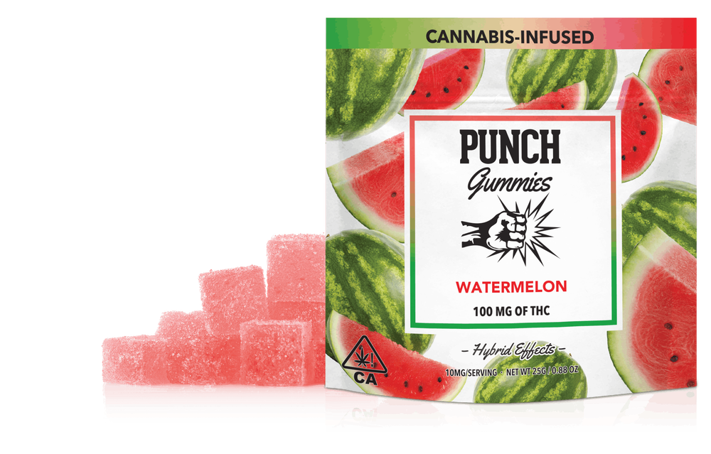 Punch Gummies - Watermelon 100MG