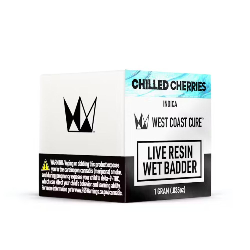 West Coast Cure - Live Resin Badder - Chilled Cherries 1G