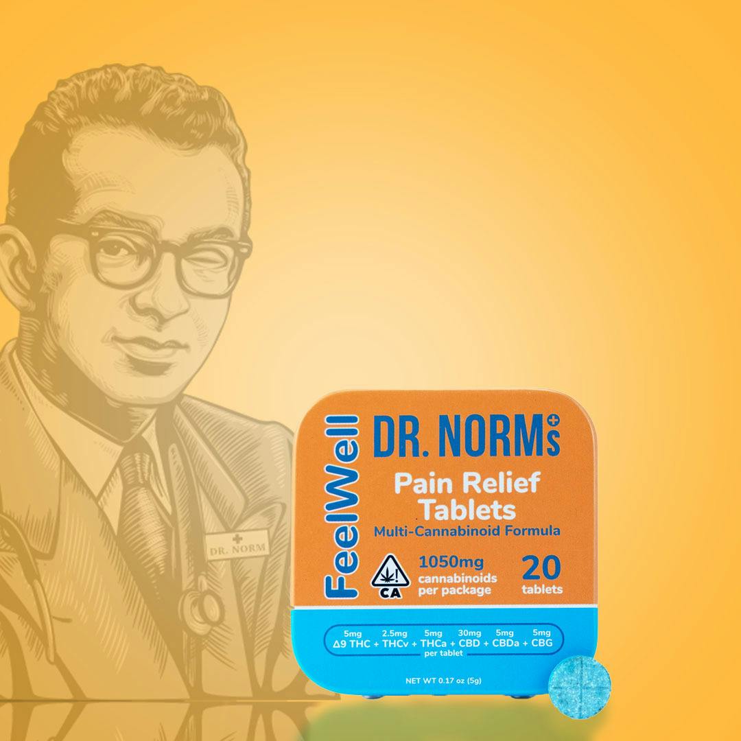 Dr Norms - Tablets - Feelwell Pain Relief 20PK 1050MG