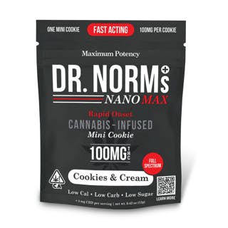 Dr. Norms - Cookies - Nano Max Cookies N Cream 100MG