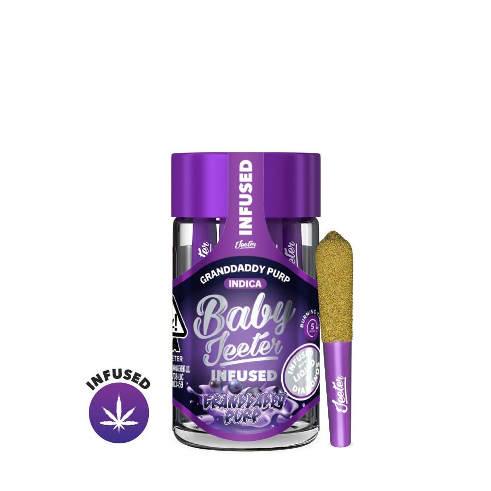 Jeeter Infused Baby 5PK - Granddaddy Purp