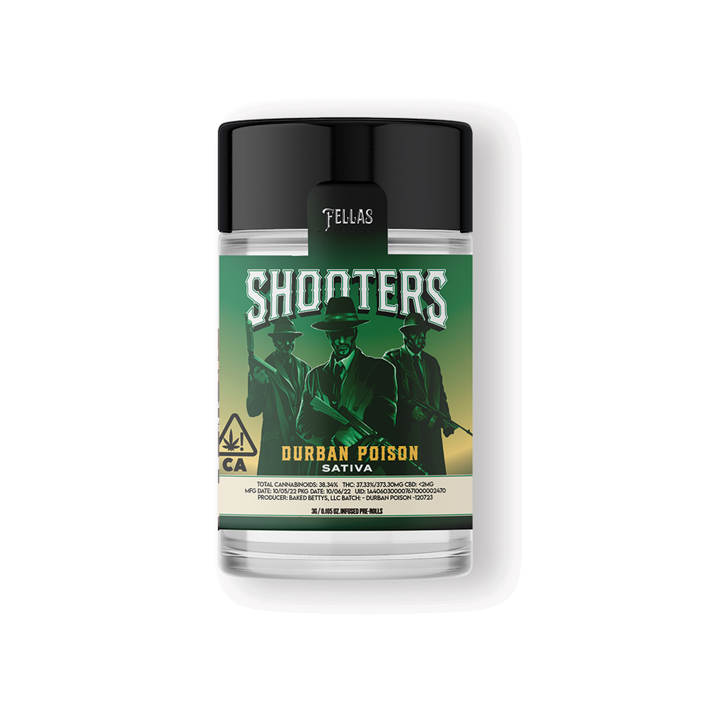 Shooters Infused Baby 5PK - Durban Poison