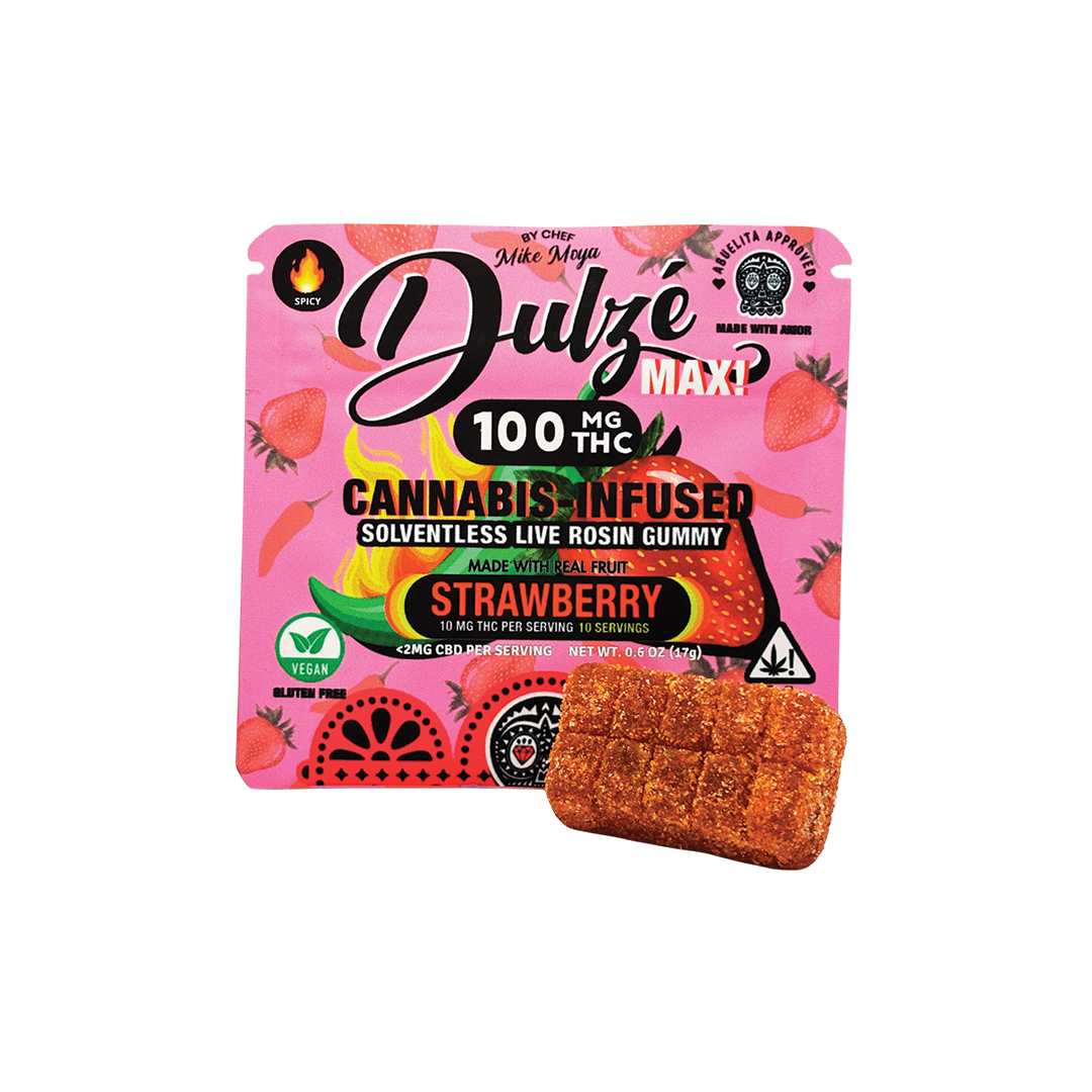 Dulze - Gummies - Max Strawberry 100MG