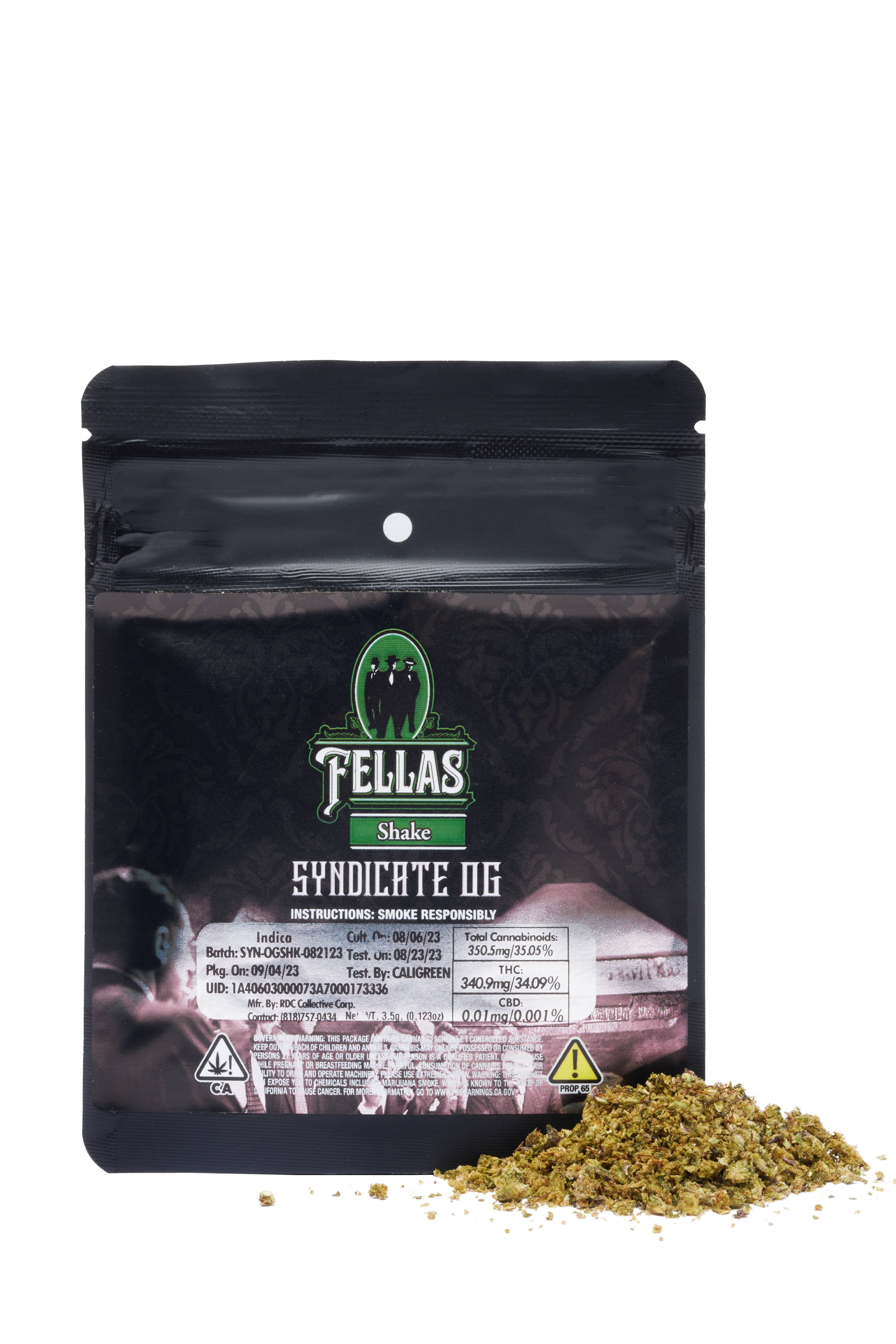 Syndicate OG 3.5 Gram Shake Pouch - Indica