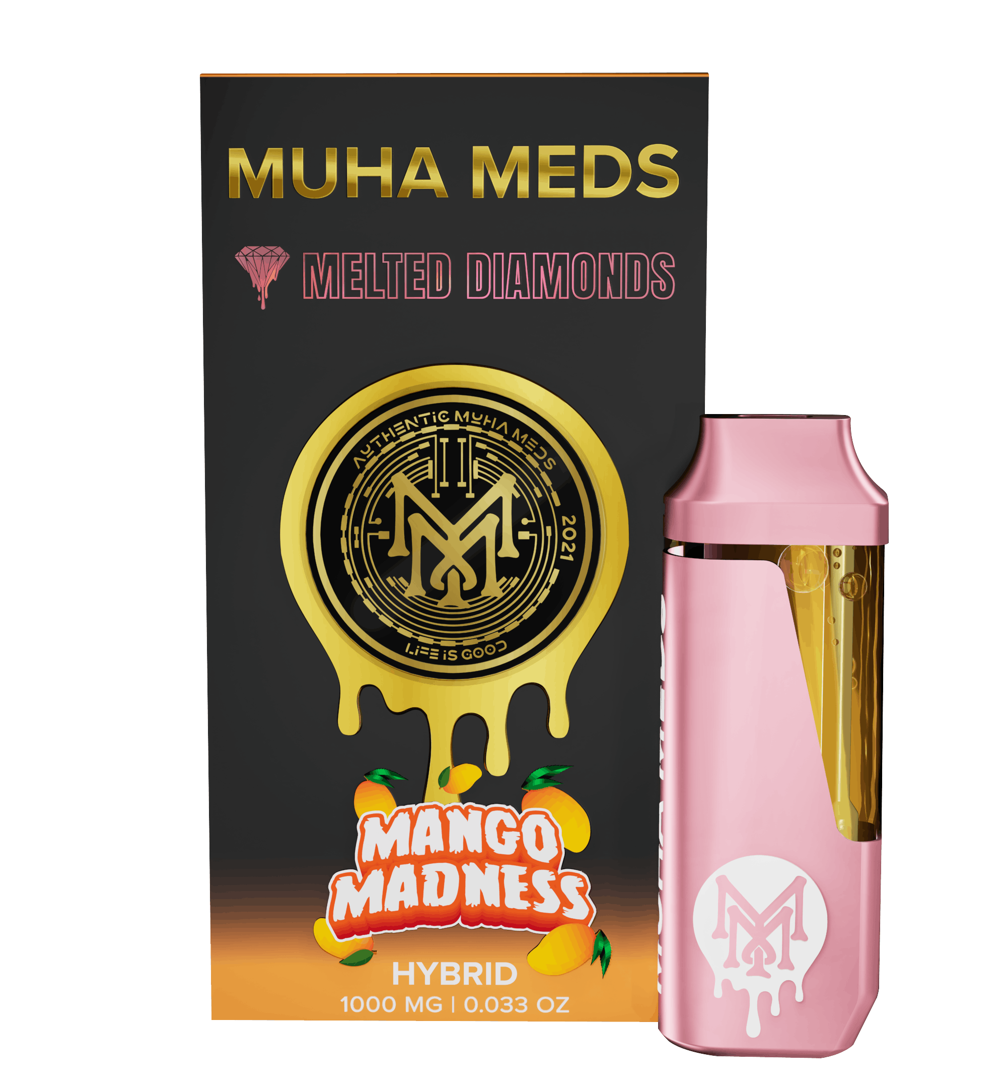Muha Meds Diamond Carts - Mango Madness 1G