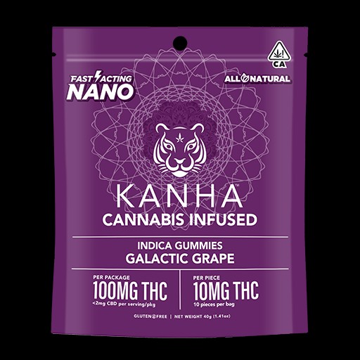 Kanha Gummies - Nano Galactic Grape 100MG