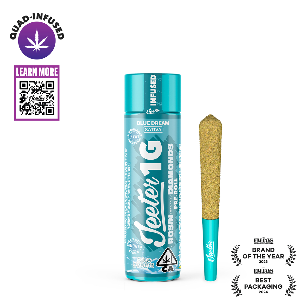 Jeeter Quad Infused 1G Pre-roll - Blue Dream