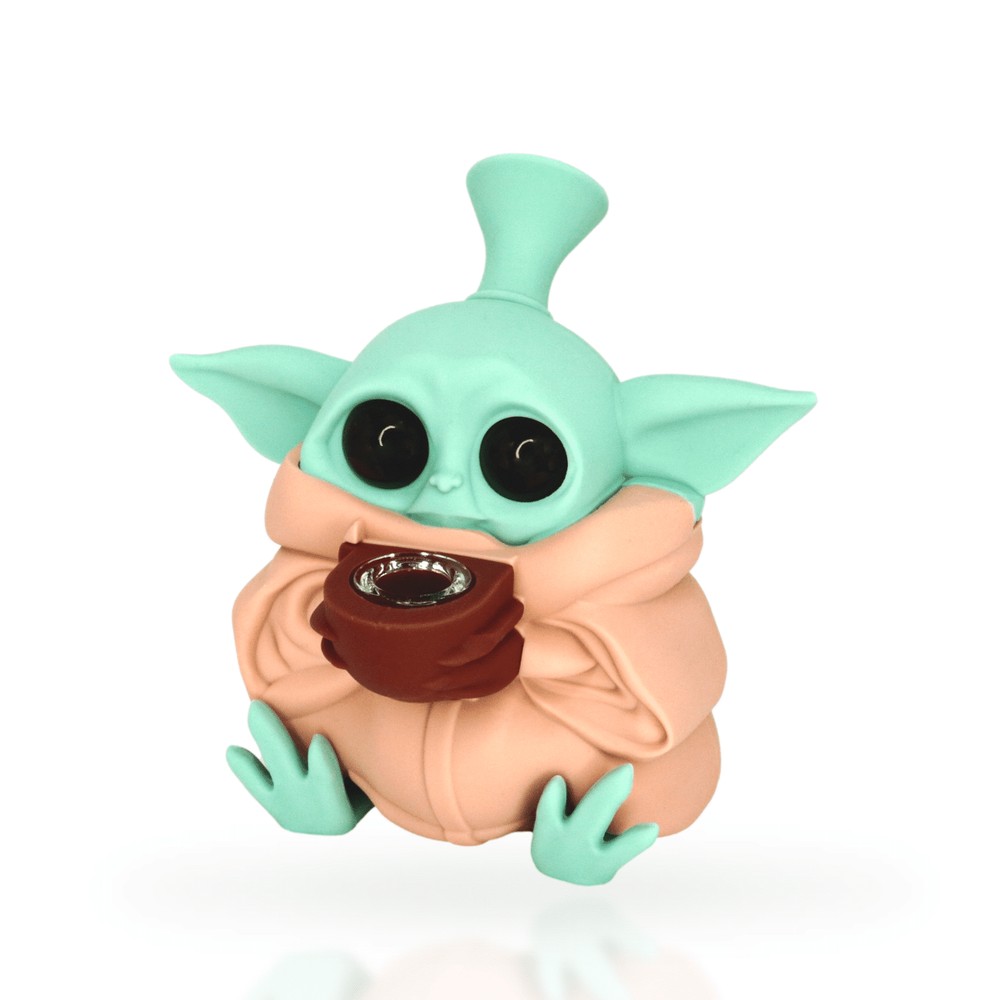 Water Bong - Baby Yoda Silicone Bong