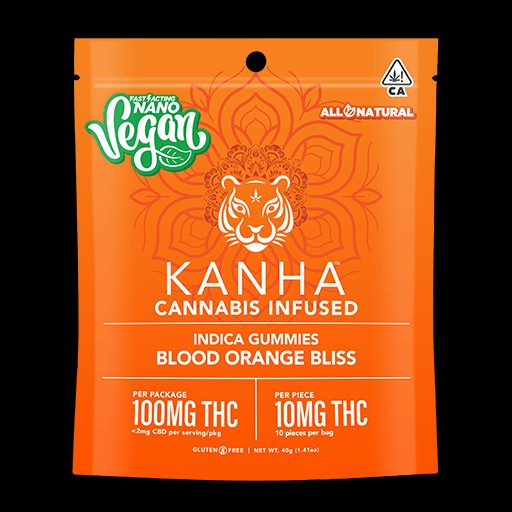 Kanha Gummies - Nano Blood Orange Bliss 100MG
