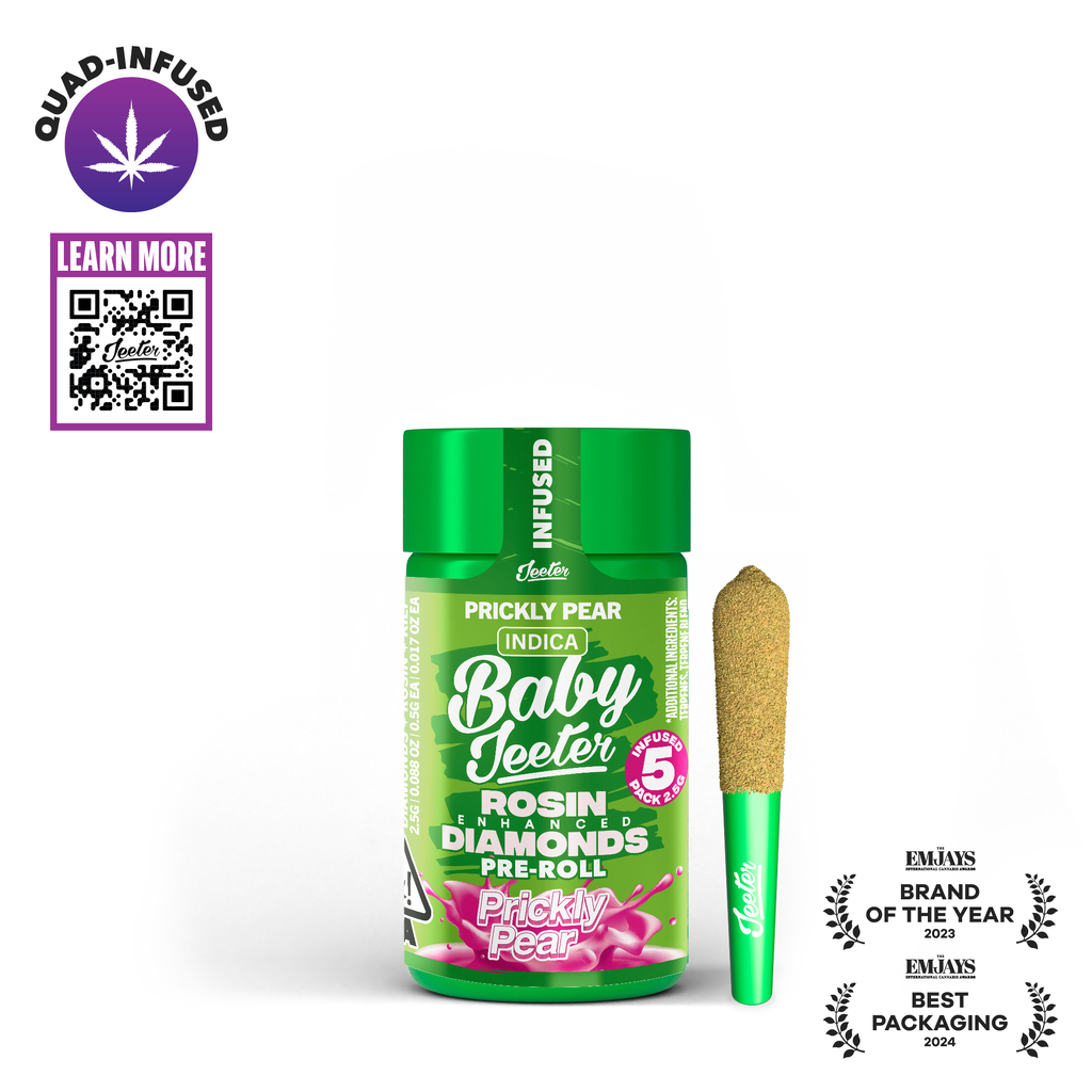 Jeeter Quad Infused Baby 5PK - Prickly Pear