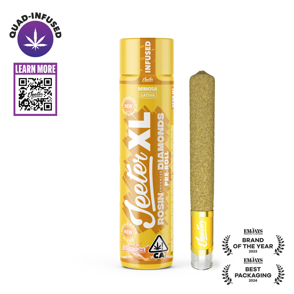 Jeeter - Quad Infused Xl Preroll - Mimosa 2G
