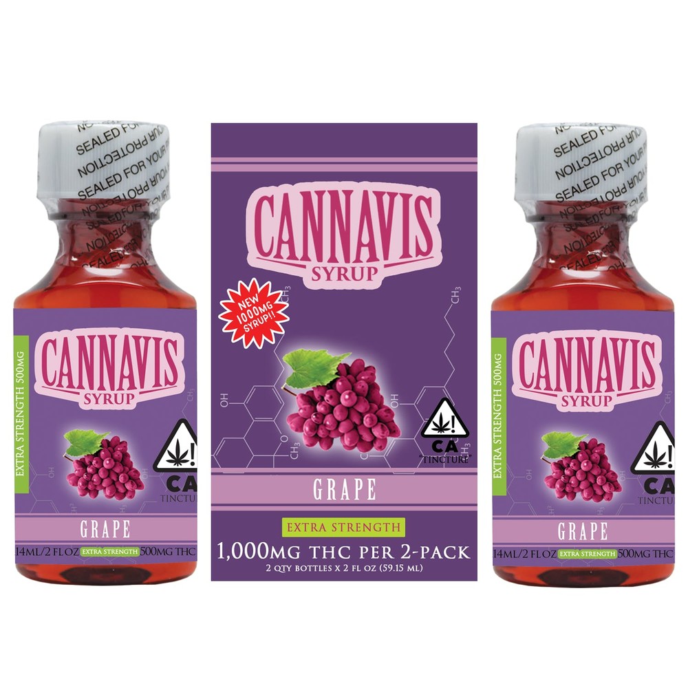 Cannavis - 1000MG (2pk) - Grape