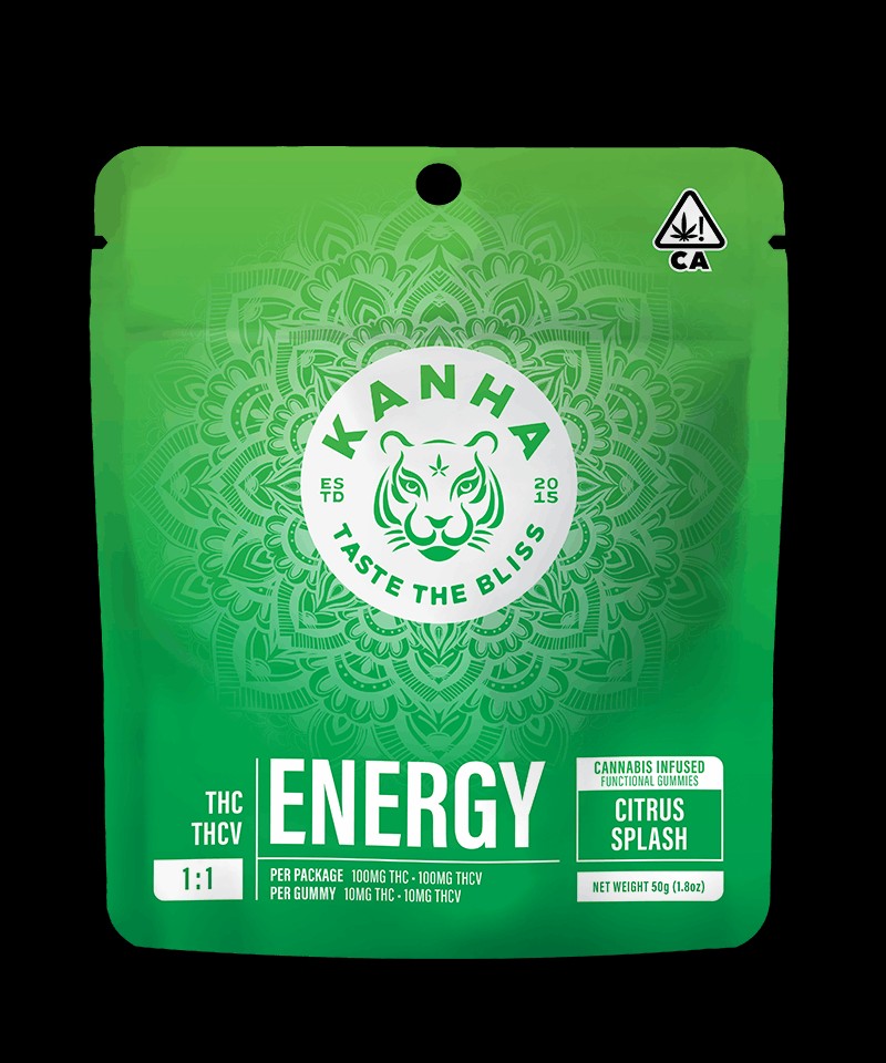 Kanha Gummies - Energy 1:1 THC/THCV