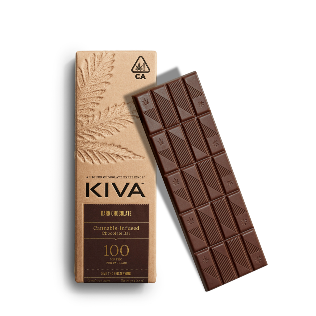 Kiva Bar - Dark Chocolate 100MG