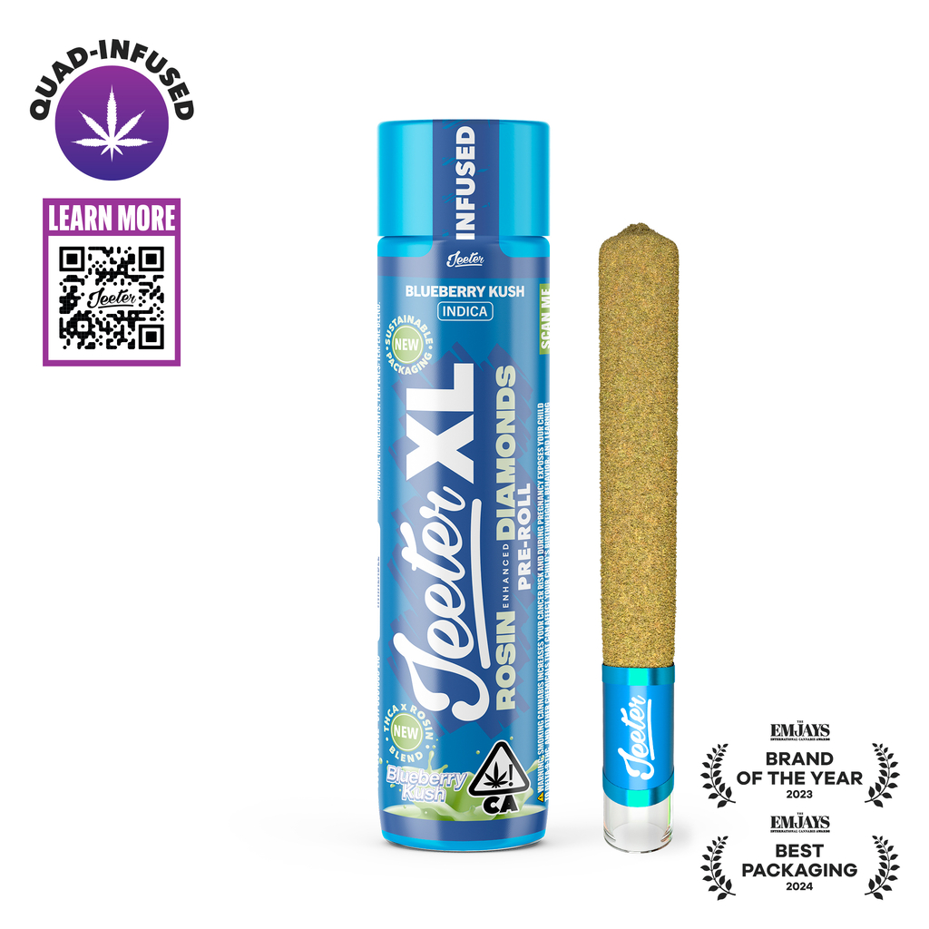 Jeeter - Quad Infused Xl Preroll -blueberry Kush 2G