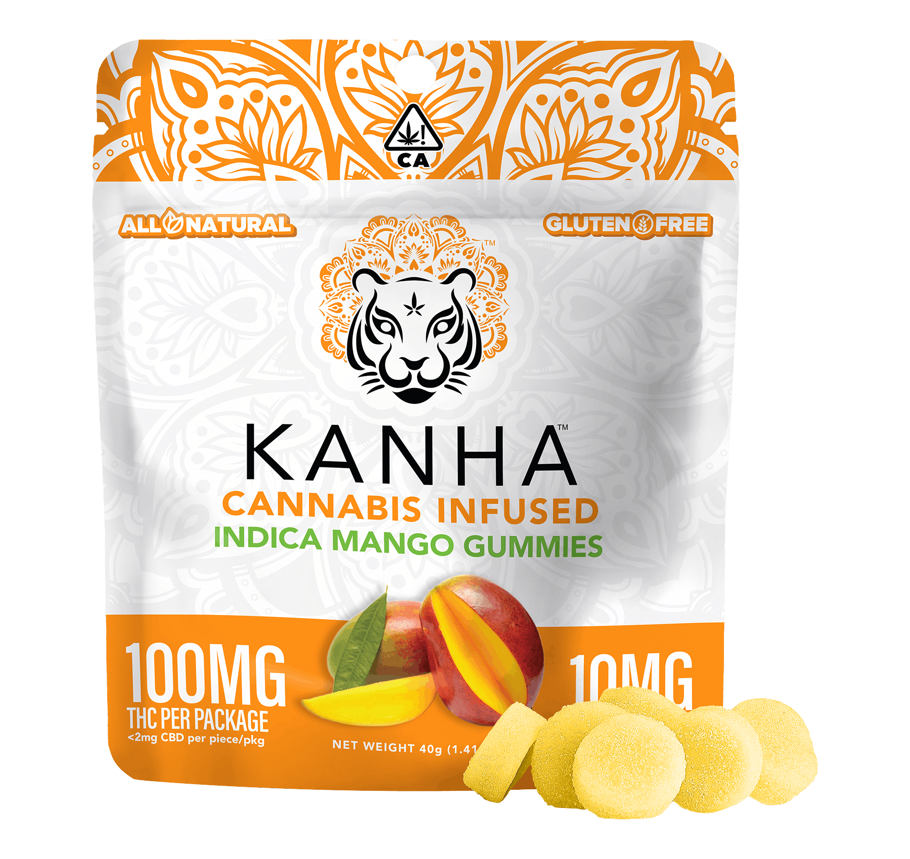 Kanha Gummies - Mango 100MG