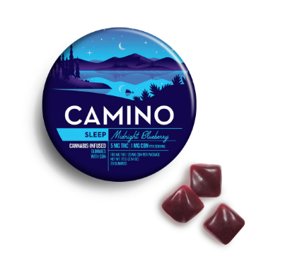 Camino - Midnight Blueberry Gummies (20pk) (120mg) (5:1) (THC:CBN) (i)