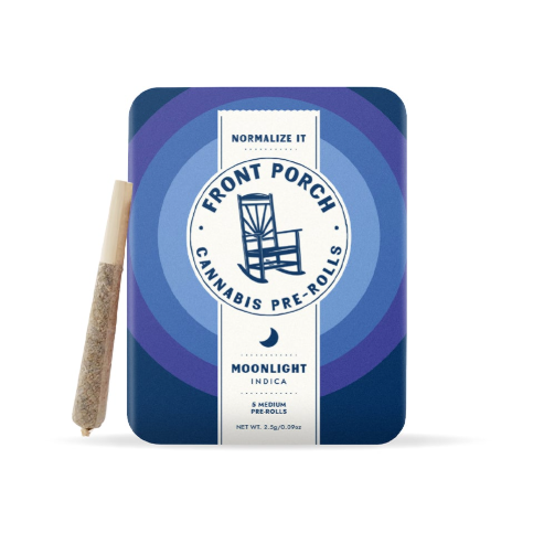 Front Porch - Moonlight Indica Infused Pre-rolls (5pk) (2.5g) (i)