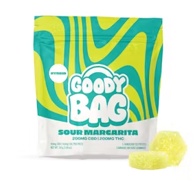Goody Bag - Sour Margarita Gummies (5pk) (1:1) (THC:CBD) (200mg) (h)