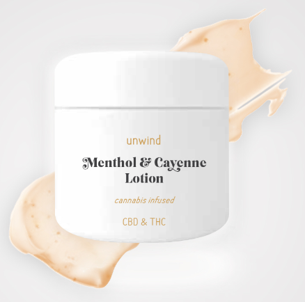 NATURE'S GRACE - MENTHOL AND CAYENNE LOTION 1:1 THC:CBD (100MG)