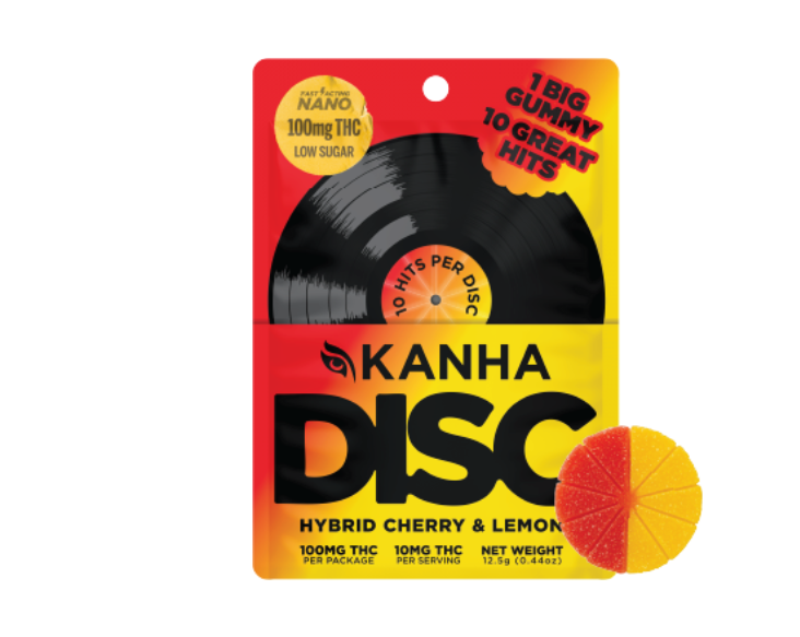 Kanha - Cherry X Lemon Hybrid Disc (1pc) (100mg) (h)