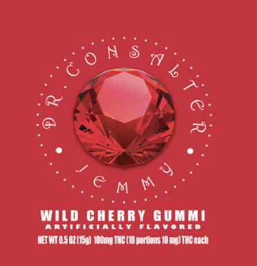Dr. Consalter - Wild Cherry Gummy (1pc) (100mg) (h)
