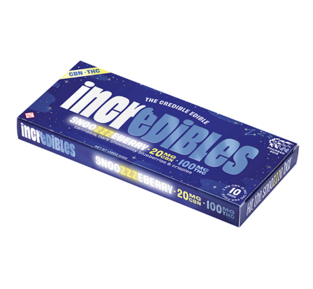 Incredibles - Snoozzzeberry Bar (120mg) (THC:CBN) (i)