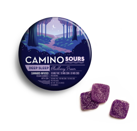 Cresco - Kiva Camino Sours Blackberry Dream (THC:CBN:CBD) (300mg) (i)