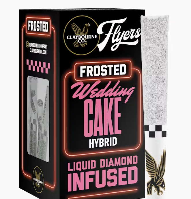 CLAYBOUNRE WEDDING CAKE FROSTED FLYERS 5PK 2.5G