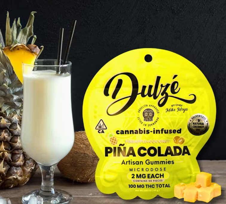 DULZE - PINA COLADA  GUMMIES 100MG