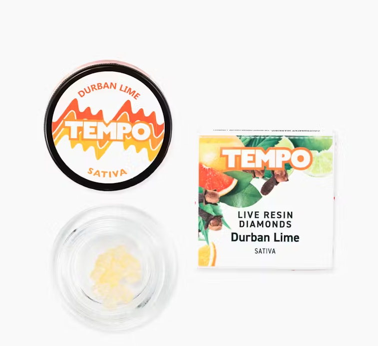 TEMPO - DURBAN LIME LIVE RESIN DIAMONDS 1G